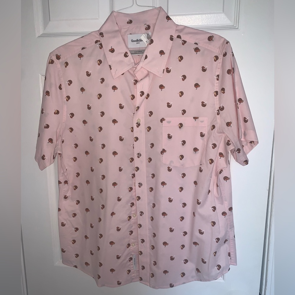 Goodfellow coconut drink button down